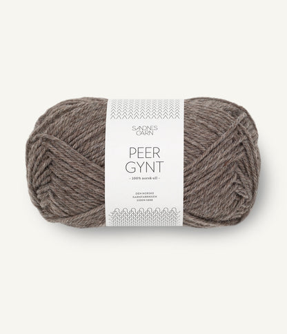 Pelote de Peer Gynt de Sandnes Garn, coloris 2652 Medium Brown