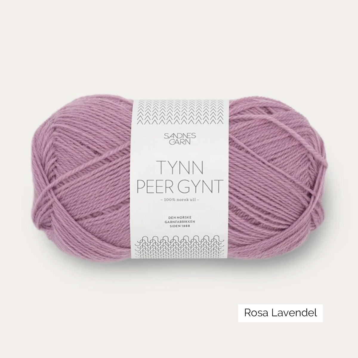 Pelote de laine norvégienne Tynn Peer Gynt de Sandnes Garn coloris 4632 Rosa Lavendel