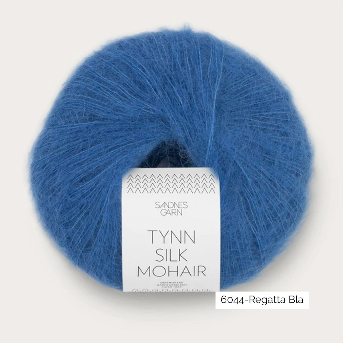 Pelote de mohair et soie Tynn Silk Mohair de Sandnes Garn coloris 6044 Regatta Bla