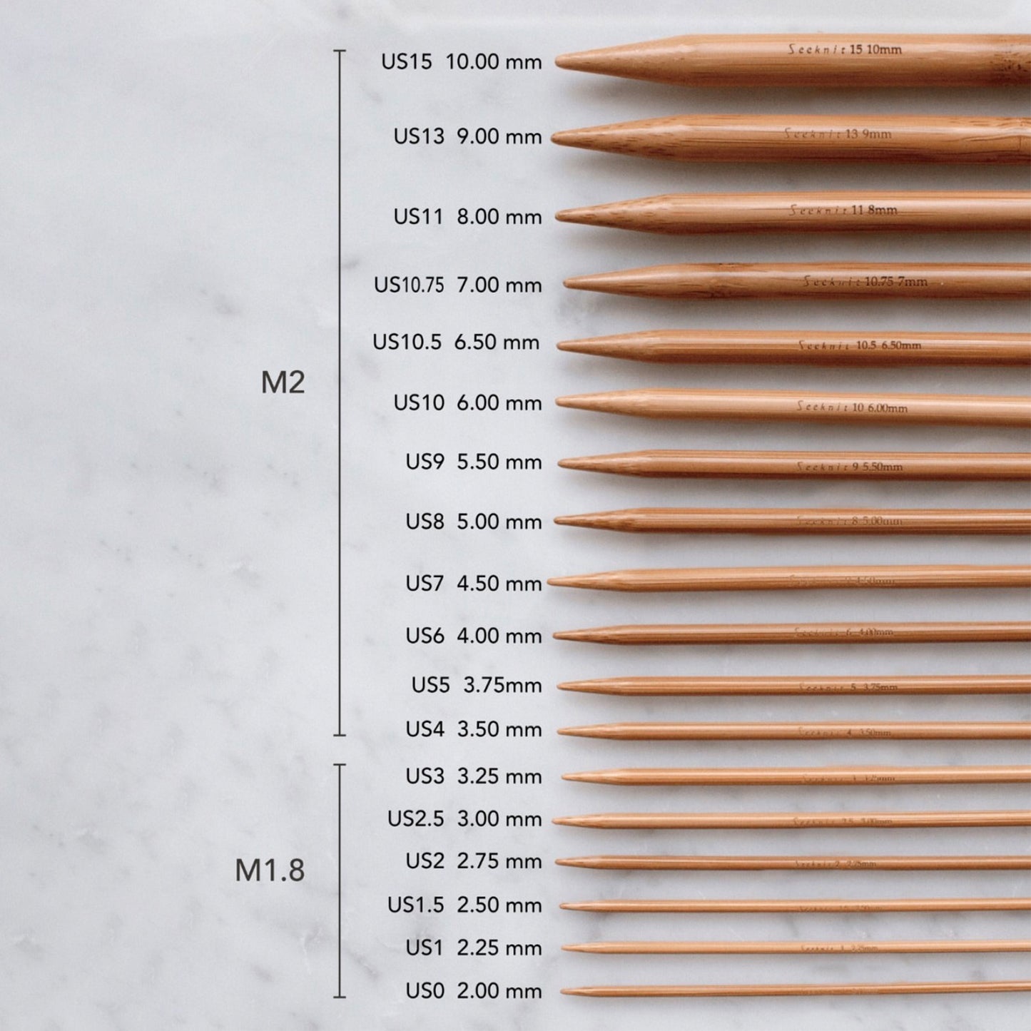 Pointes Interchangeables Koshitsu Curve - Seeknit