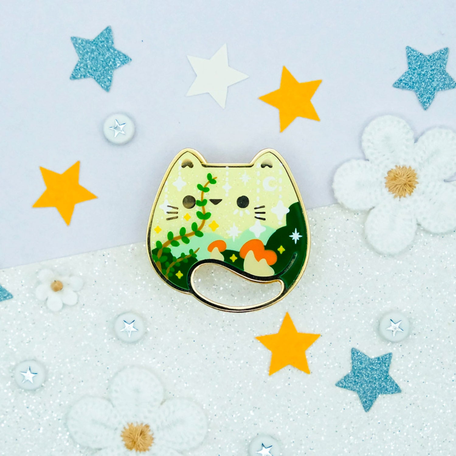 Pin's Keeper Holder de Sparkles in the Wild modèle Forêt Enchantée (Jour)