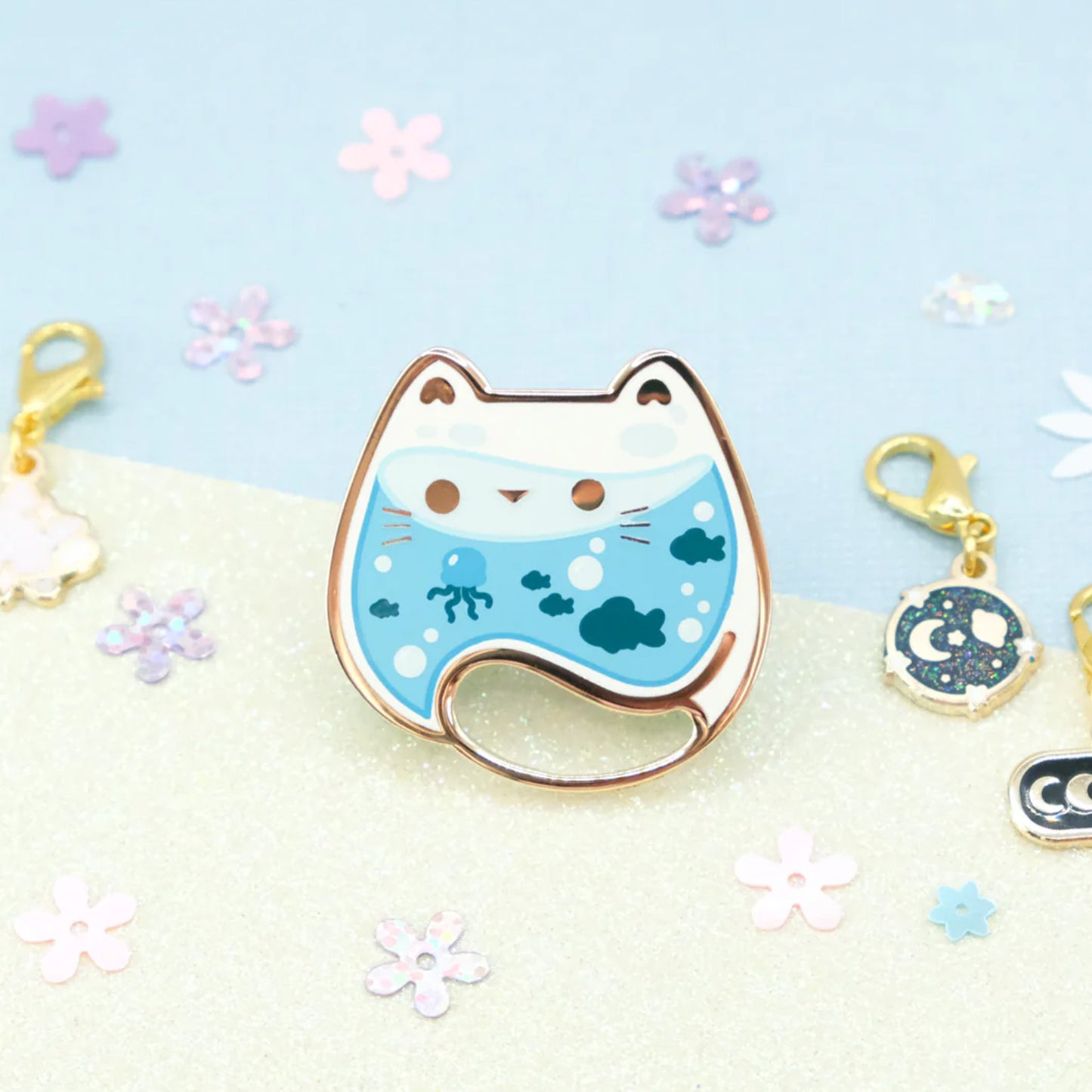 Pin's Keeper Holder de Sparkles in the Wild modèle Océan