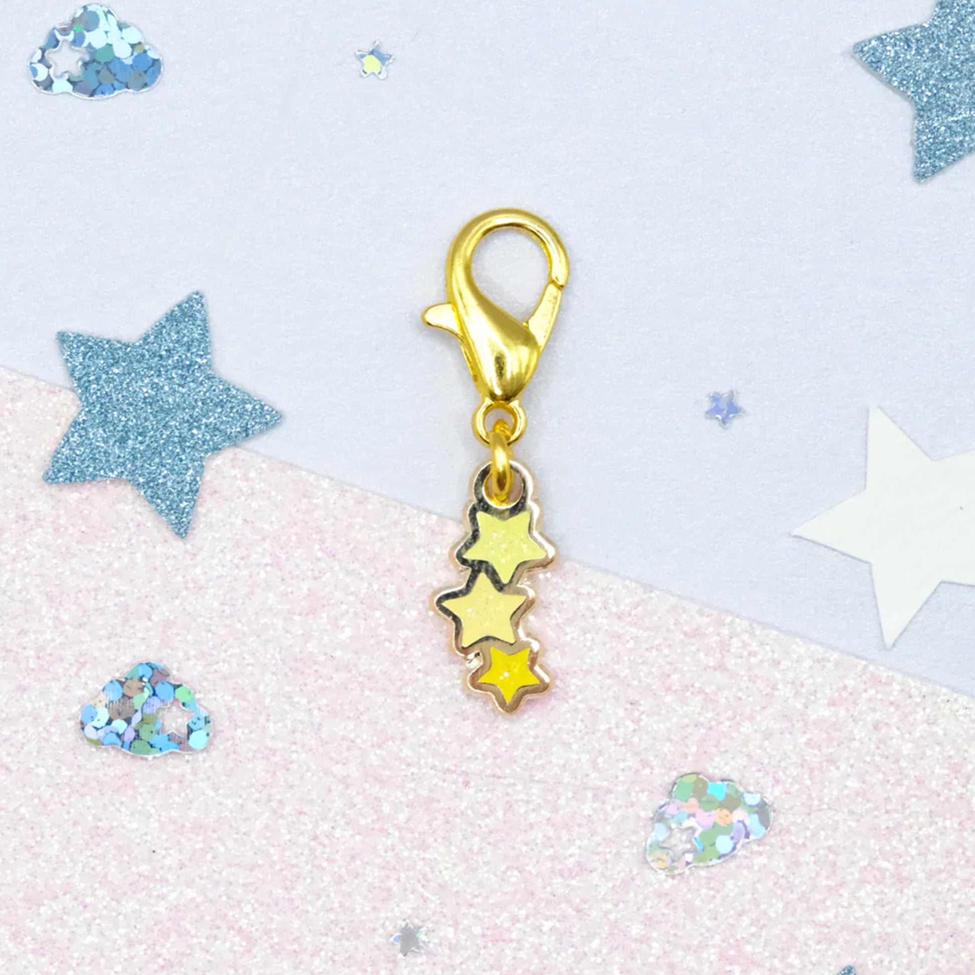 Marqueur amovible (Progress Keeper) de Sparkles in the Wild modèle Trio d'Etoiles Jaune