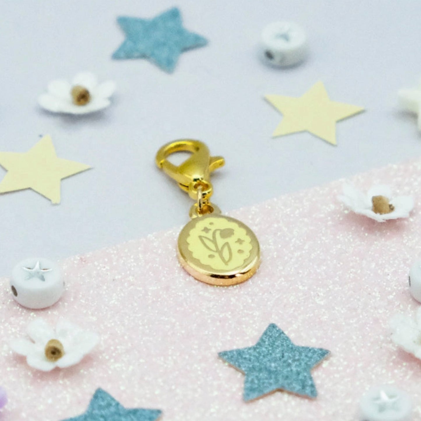 Marqueur amovible (Progress Keeper) de Sparkles in the Wild modèle Médaillon Fleur Jaune