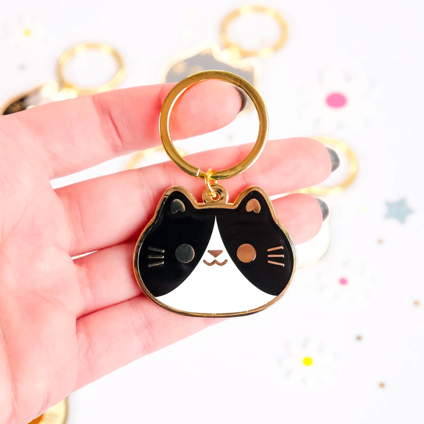 Porte-Clés Chat - Sparkles in the Wild