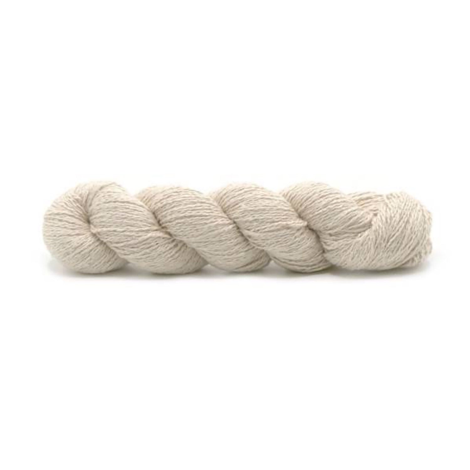 Echeveau de bourette de soie de Spun Silk Yarns, coloris 110 Light Beige