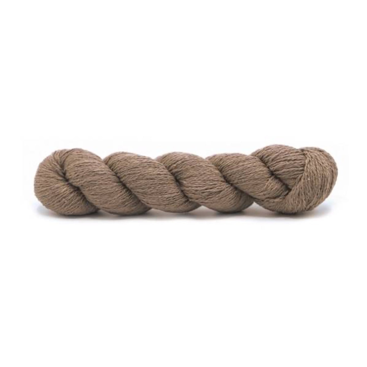 Echeveau de bourette de soie de Spun Silk Yarns, coloris 117 Woodcraft