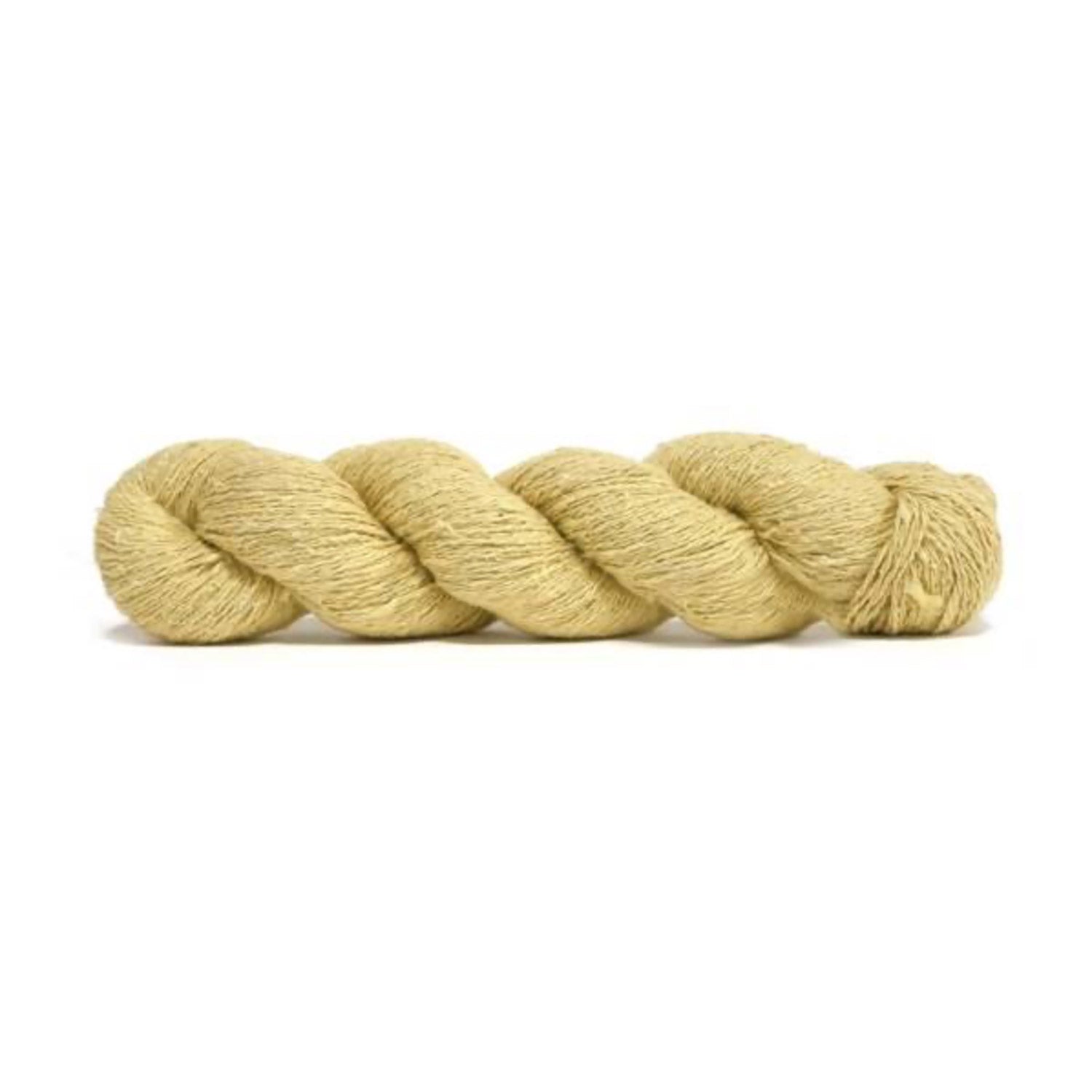 Echeveau de bourette de soie de Spun Silk Yarns, coloris 136 Quince