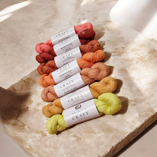 Bourrette de Soie - Spun Silk Yarns