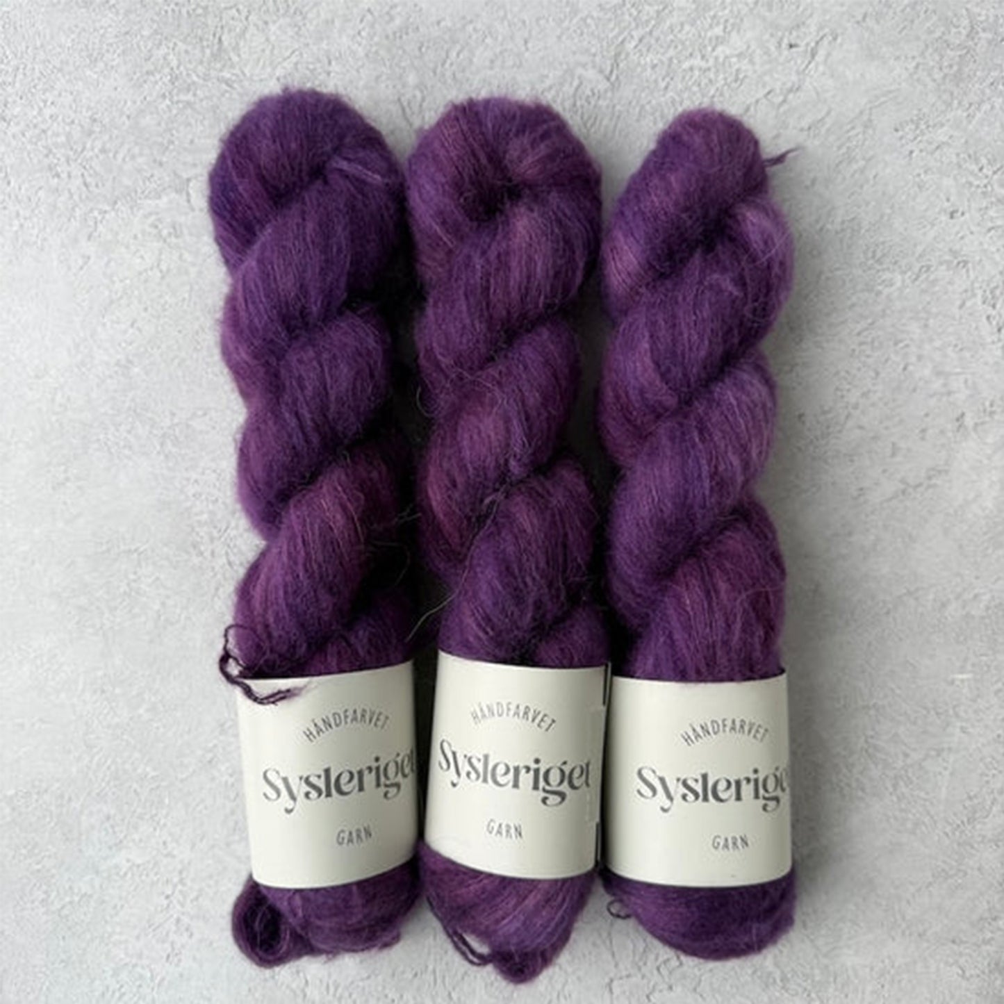 Echeveaux de Brushed Deluxe de Sysleriget coloris All About Aubergine