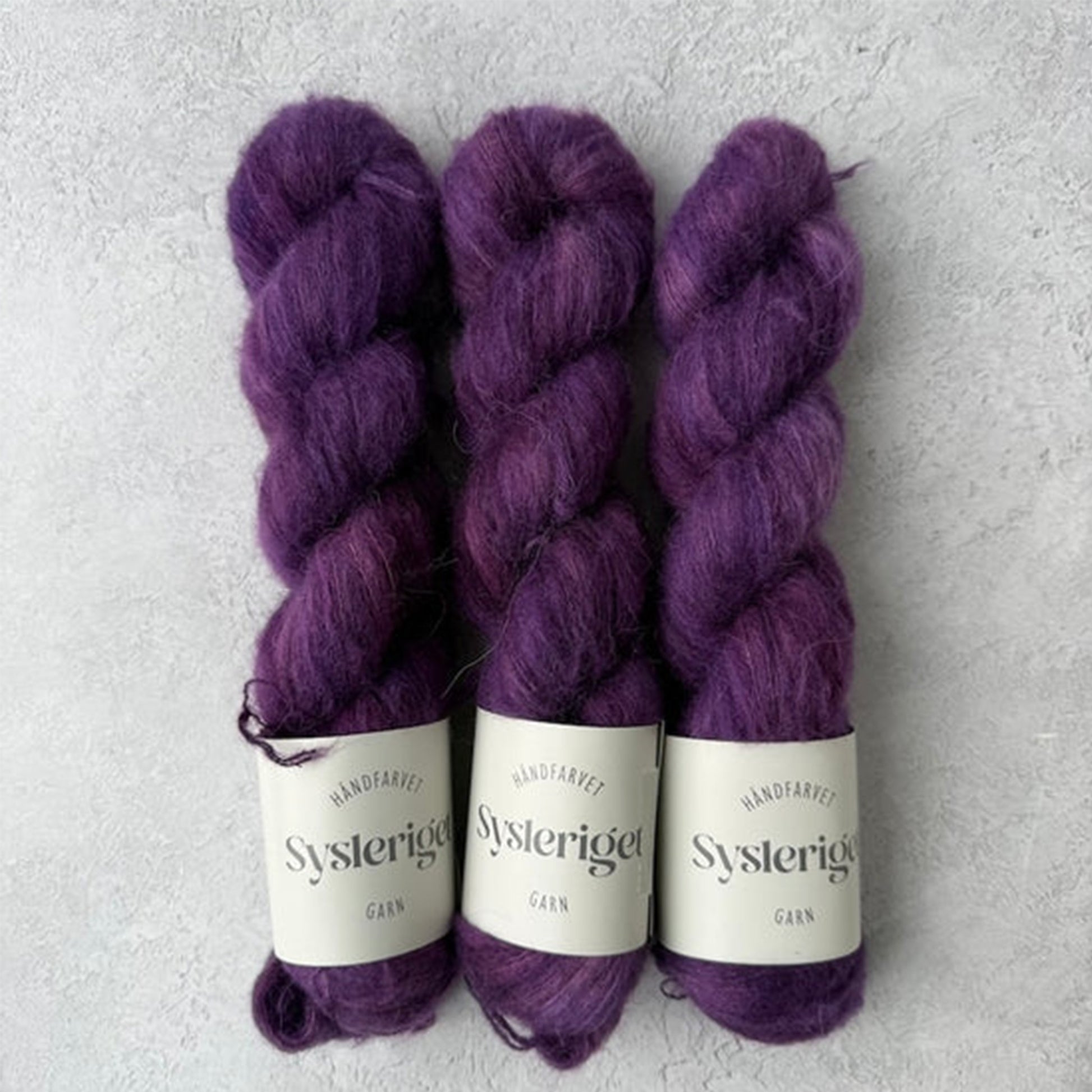 Echeveaux de Brushed Deluxe de Sysleriget coloris All About Aubergine