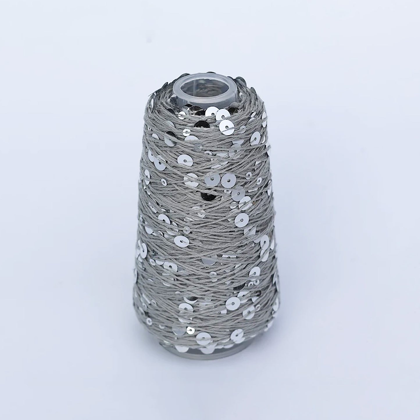 Cone de Sequins de Sysleriget, coloris 02 Silver Grey (Sølv)
