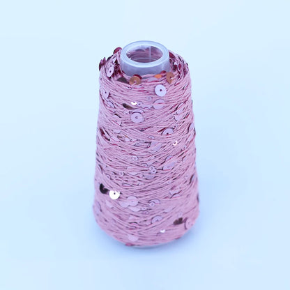 Cone de Sequins de Sysleriget, coloris 27 Rose (Rosa)