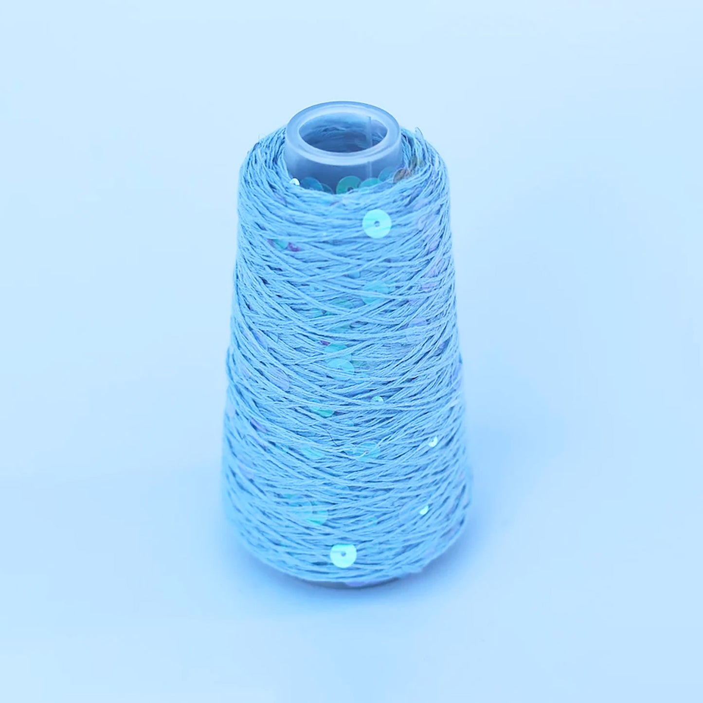 Cone de Sequins de Sysleriget, coloris 48 Light Blue (Lysblå)