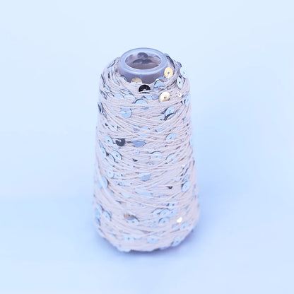 Cone de Sequins de Sysleriget, coloris 59 Cream (Fløde)