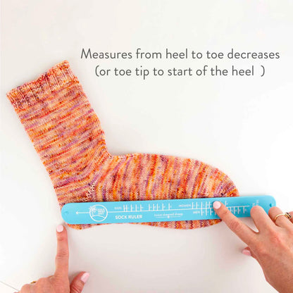 Sock Ruler Flexible - Twice Sheared Sheep