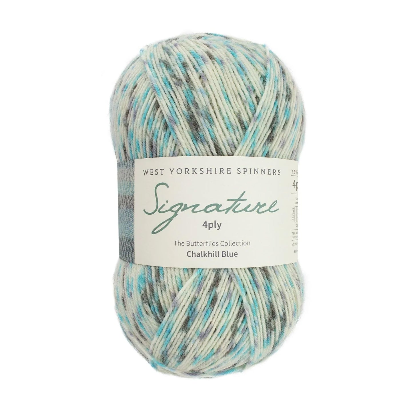 Signature 4ply de West Yorkshire Spinners (WYS) coloris 1242 Chalkhill Blue
